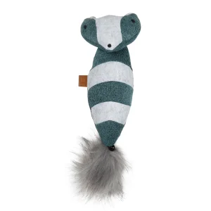 Rocco trappelkussen Wasbeer 40x11cm blauw