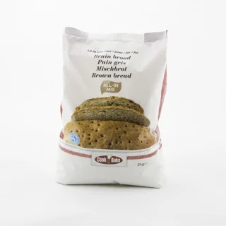 all-in mix voor bruin brood 2kg  cook&bake