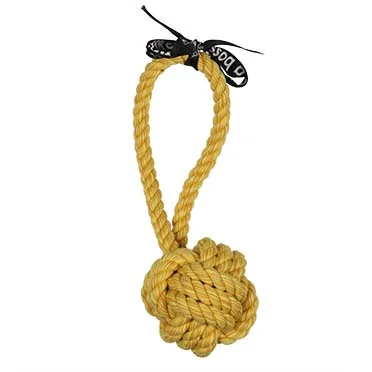 Are you knots' bal met lus 20cm geel