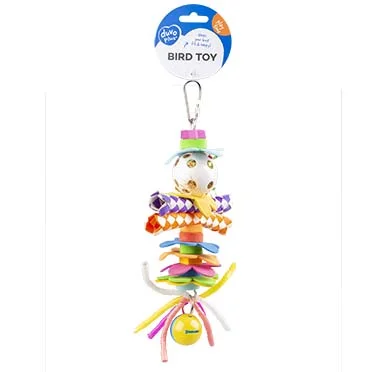 Kleurrijke hanger met plastieke speeltjes S