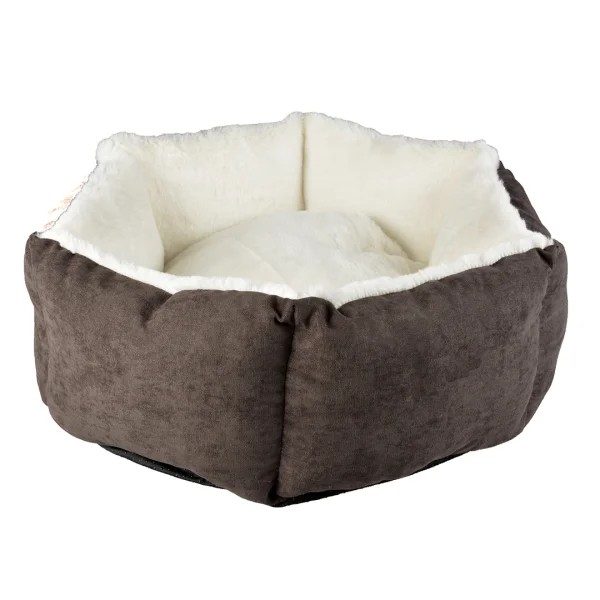 Mand hexa Velvet Concrete L - 80x80x28 antraciet/w