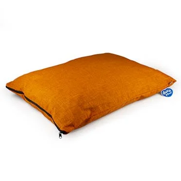 Kussen met rits Tangerine 100x70x14cm oranje 