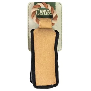 Canvas dumbbell 8x8x20cm Meerkleurig
