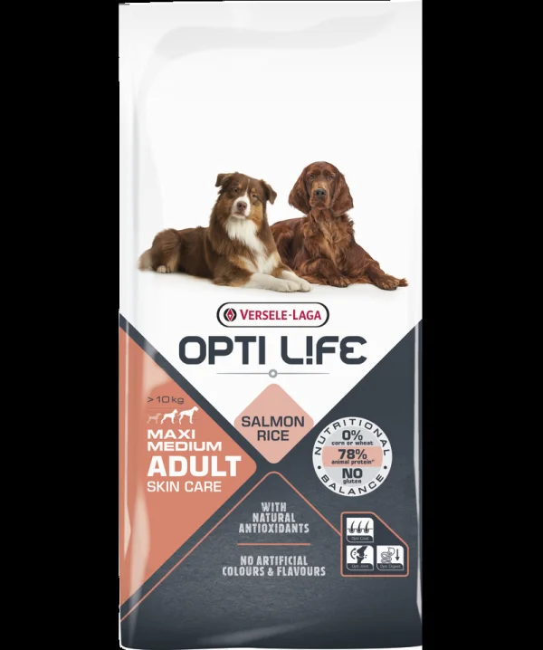 Opti life Adult Skin Care Medium & Maxi 12,5kg