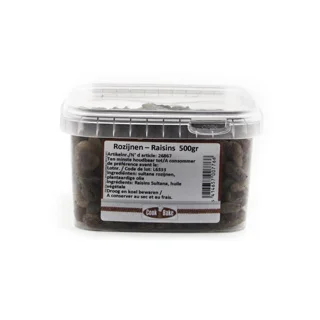 rozijnen 500g cook&bake
