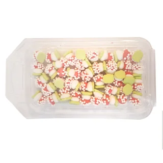 paddenstoel klein rood/wit 40st cook&bake 