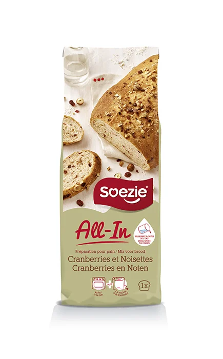 ALL-IN CRANBERRY-NOTENBROOD 500g