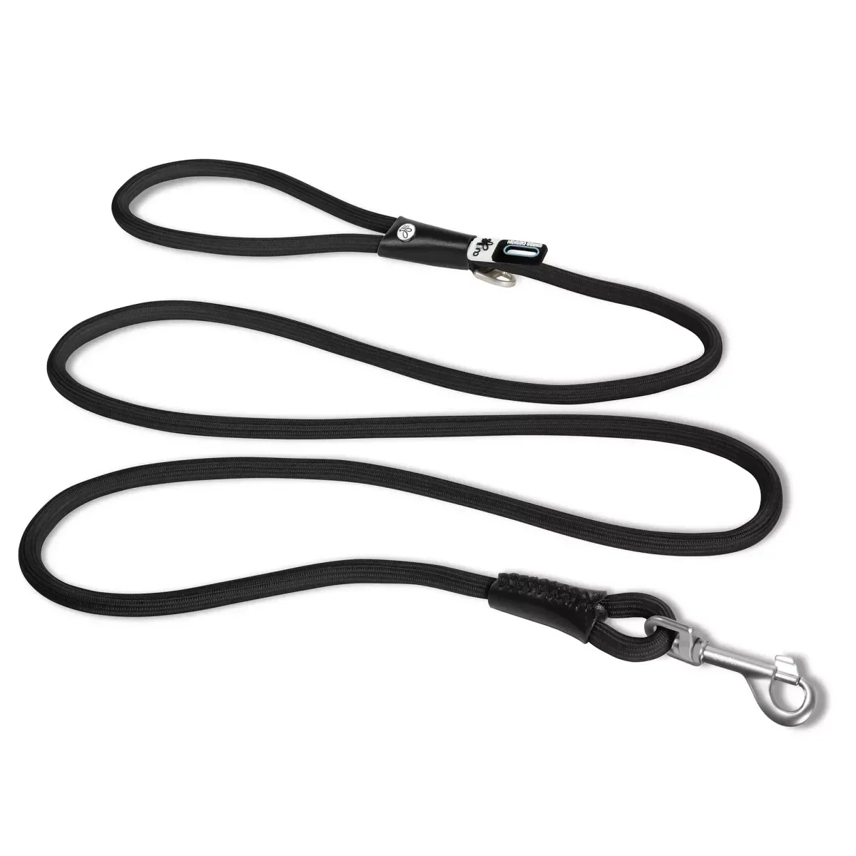 Curli Stretch Comfort Leash Black L
