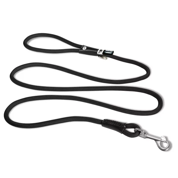 Curli Stretch Comfort Leash Black L