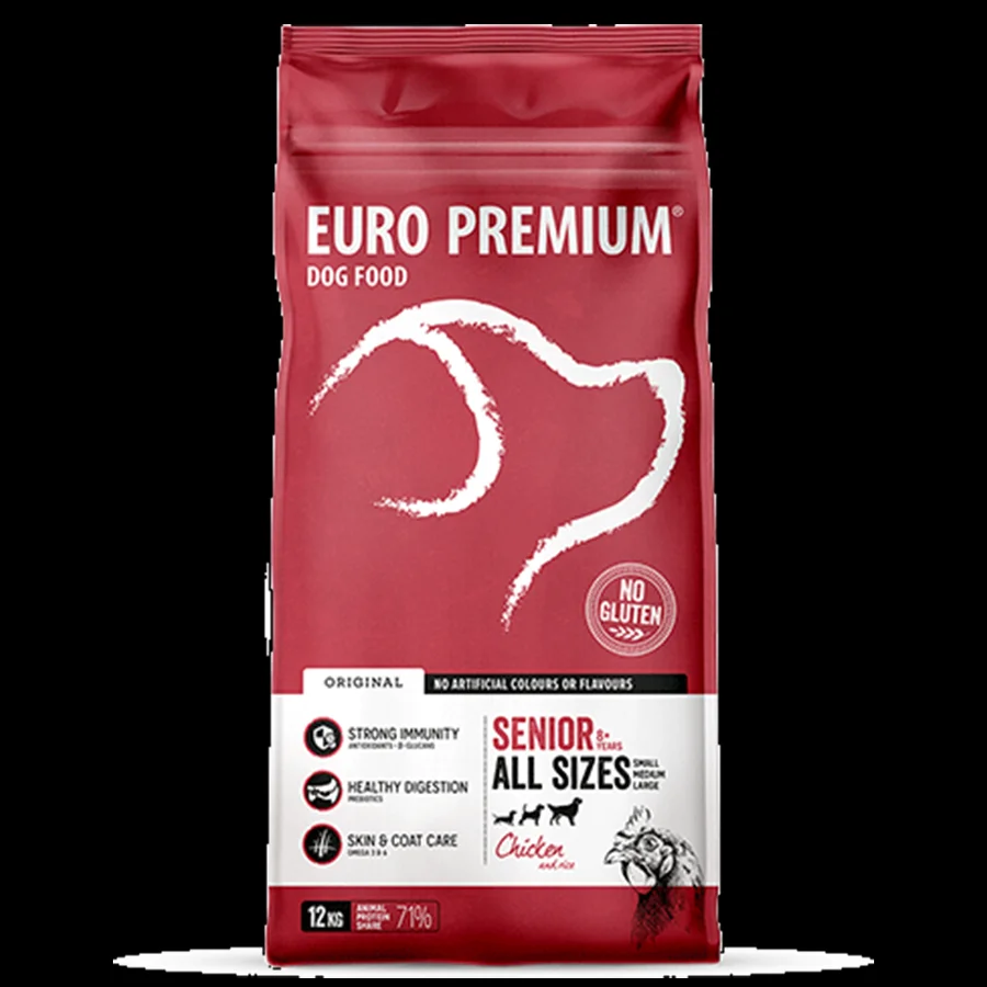 Euro premium SENIOR CHICKEN & RICE 12kg