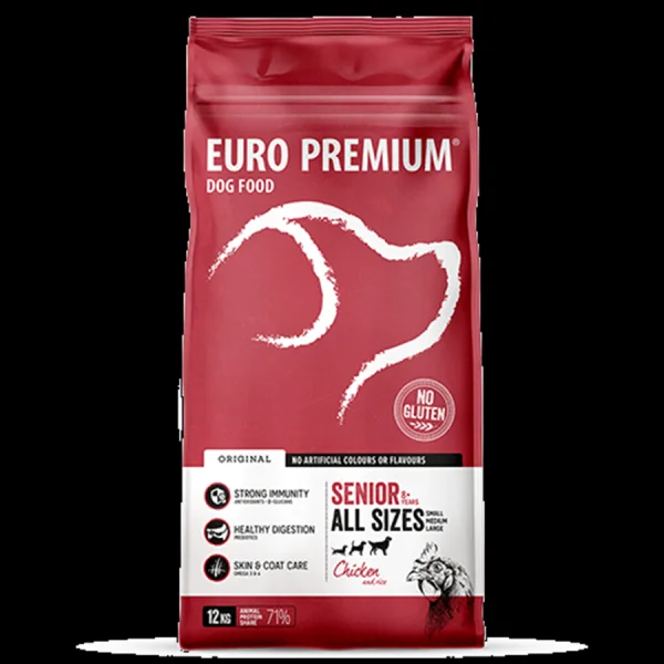 Euro premium SENIOR CHICKEN & RICE 12kg