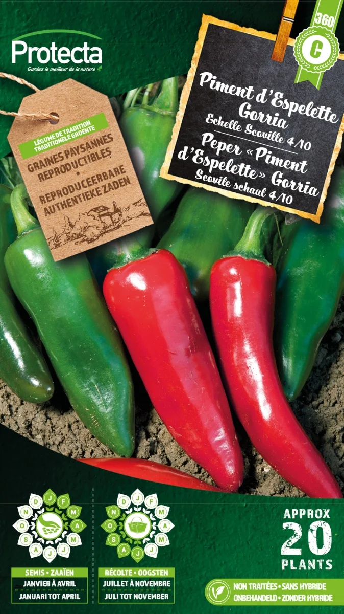 Peper "Piment d'Espelette" Gorria