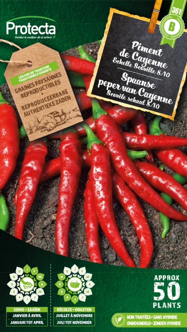 Spaanse peper van Cayenne?
