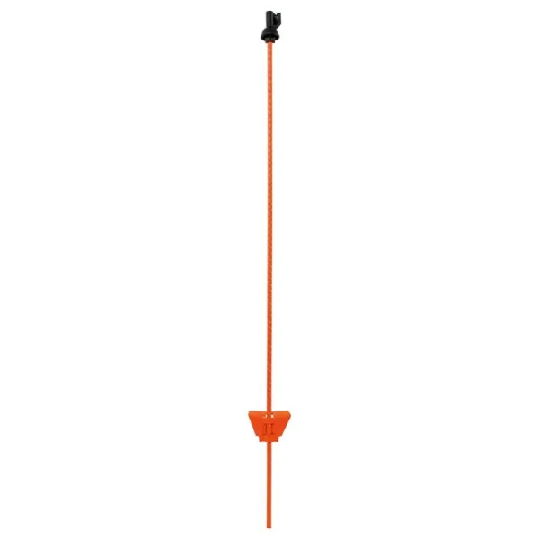 Veerstalen paal oranje 1,00m (1)