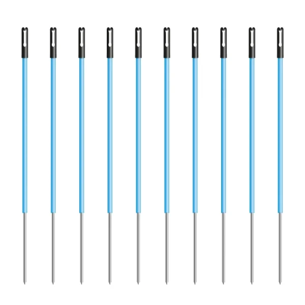 Kunststof paal 13mm 0,70m blauw (10)