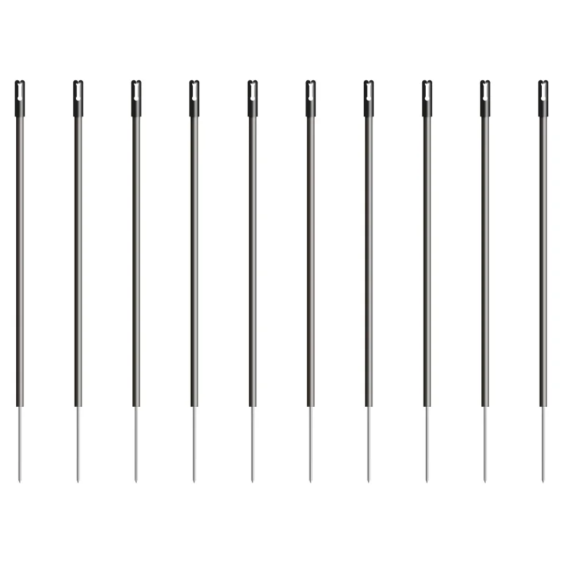 Kunststof paal 13mm 0,98m zwart (10)
