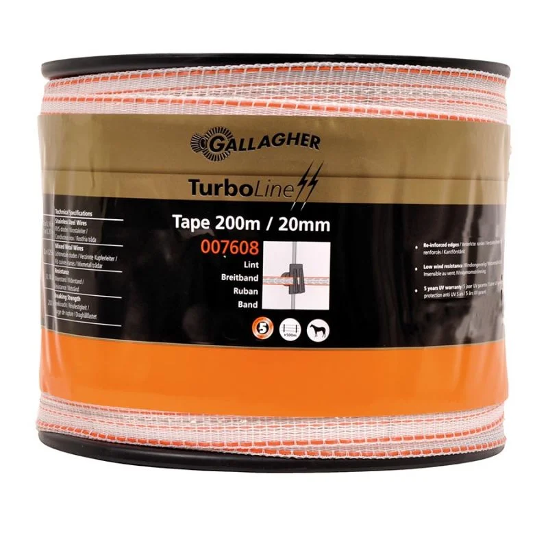 TurboLine lint 20 mm wit 200m 