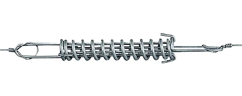 Trekveer voor 2,5mm/2,65mm draad (1)