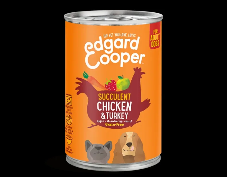 Chicken & Turkey with apple, strawberry & carrot 400g