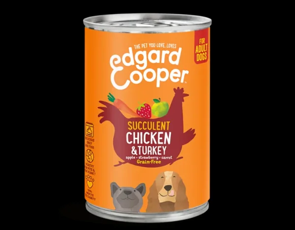 Chicken & Turkey with apple, strawberry & carrot 400g