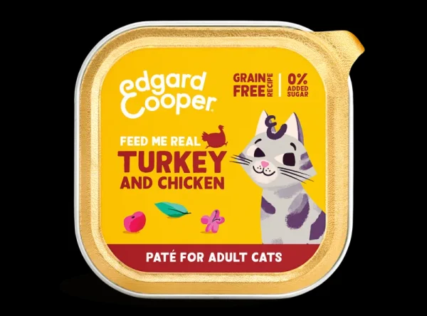 Free-run turkey and chicken paté for adult cats 85g