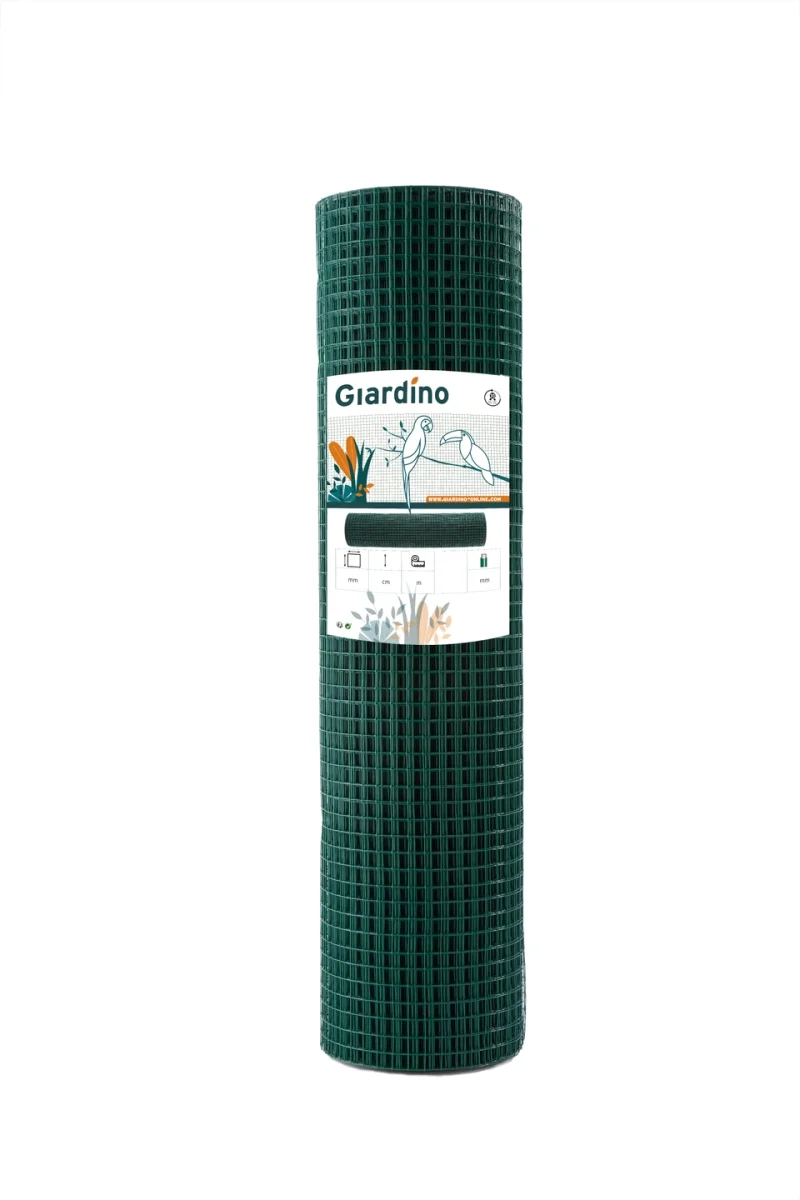 GIARDINO gel. gaas gepl. 19x1.1mm x  51cm x 5m RAL 6005 groen