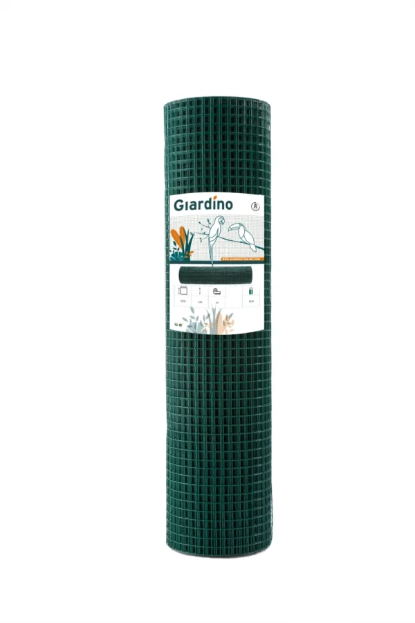 GIARDINO gel. gaas gepl. 19x1.1mm x  51cm x 5m RAL 6005 groen
