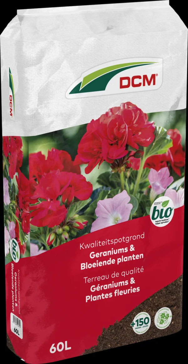 DCM POTGR GERANIUMS/BLOEIENDE PLANTEN 60L