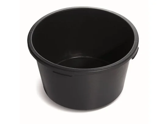 plastiek kuip (Mortelkuip) zwart 65L
